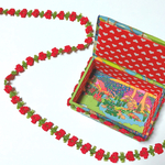 Accessory box : red flower