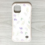 花柄の耐衝撃iphoneケース