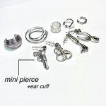 ear cuff用ピアス(police)