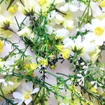 New ホワイト＆クリーム小花ミックス　22点セット　花材・造花・アーティフィシャルフラワー