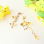 ハニードロップのハニカムハニー ピアス＆イヤリング