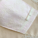 No.176 《新作・受注制作》送料無料！日本製❁︎上品な バラ 刺繍 マスク 夏マスク 刺繍 ケミカルレース 立体マスク レースマスク 大人用マスク バラ ローズ ピンク
