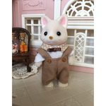 シルバニアファミリー＊シルバニア服＊お父さん＊水玉＊ベージュ