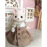 シルバニアファミリー＊シルバニア服＊お母さん＊花柄＊巻きスカート