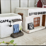 【the-jon様様専用】モルタルハウス鉢2個セット（LITTLE GARDEN & cafe）