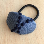 ミナペルホネン ヘアゴム handmade tambourine ブルーグレー
