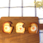 再販 7  可愛い♪ かじりかけ目玉焼きトーストブローチ❤︎