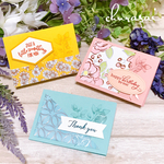 【ミニカード】キラキラミニカード３枚セット（パステル）　MC-001 