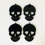 Black Skull Pendant Tops