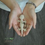 あみぐるみ(ヤモリ)キーホルダー