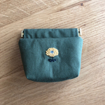 おはなの刺繍ミニポーチ  