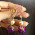 千日紅ピアス[送料無料]