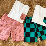 【増産しました】鬼滅柄♡Tシャツ&半ズボンSet