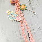 ふわかわ チェーン キーホルダー