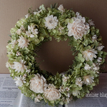 八ヶ岳〜初秋の頃アナベルWreath(再販)