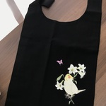 マルシェバッグ(黒)＊見上げると…