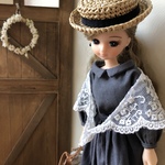 リカちゃん服＊柄お任せレースストール(送料無料)