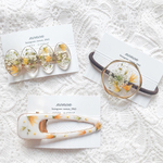 Happybag 3点セット　♡ オレンジ　アクセサリーセット　透明感