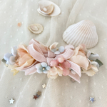 sale**ひみつのリボンとお花のバレッタ