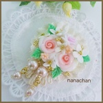 nanachan☆ブローチ☆樹脂粘土☆