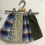 re’blue様専用 パッチワークギャザースカート80〜90