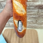 モルタルパン、長いフランスパン中