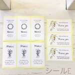 オリジナル　ちょっと大きめシールセットE