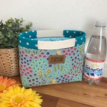 バッグインバッグ～ナチュラルフラワー ブルー～ 