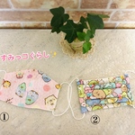 すみっコマスク✨ 選べる立体orプリーツ