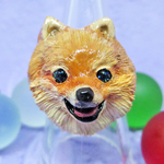 瞳きらきら動物リング（ポメラニアン）