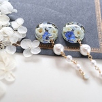  【SALE】「花の連なり」ピアス・イヤリング