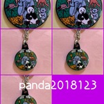 バッチ　キーホルダー　Pandaセット