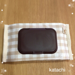再販☆送料無料♪ナチュラルチェックBRビタット付おしりふきウェットティッシュケース