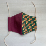 ハンドメイドマスク　立体マスク　大人用　ぎゆう　風　鬼滅の刃　風　布マスク