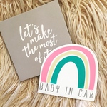 Rainbow♡baby in car ᕱᕱ