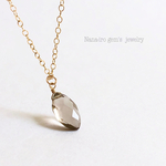 ＊再販＊14kgf smokyquartz necklace