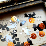 レジン封入*素材*ハロウィン　Ｂセット*１００ピース*パンプキン*コウモリ*星*魔女＊ゴースト