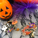 ハロウィン　コウモリ　ポニーフック