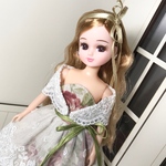101☆ リカちゃんサイズ☆ドレス