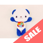 50％OFF！・パンダもどき/青(ami201)
