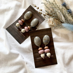 《ピアス限定》gray marble✖️dusty pink