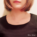 《再販5》シルバーカラー パイプネックレス 