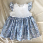 くるみボタンのお花ワンピース♡80〜130センチ♡