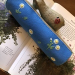 💐felt  de patchwork筒型ペンケース💐