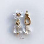 アシメ①ピアス&イヤリング