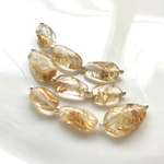 【夏のセール】ゴールデンルチルクォーツAAAタンブル3粒