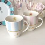 再販♪イニシャル入りストライプマグカップ♡