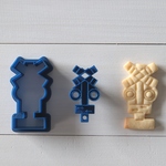 踏切（スタンプ付き）クッキー型・クッキーカッター