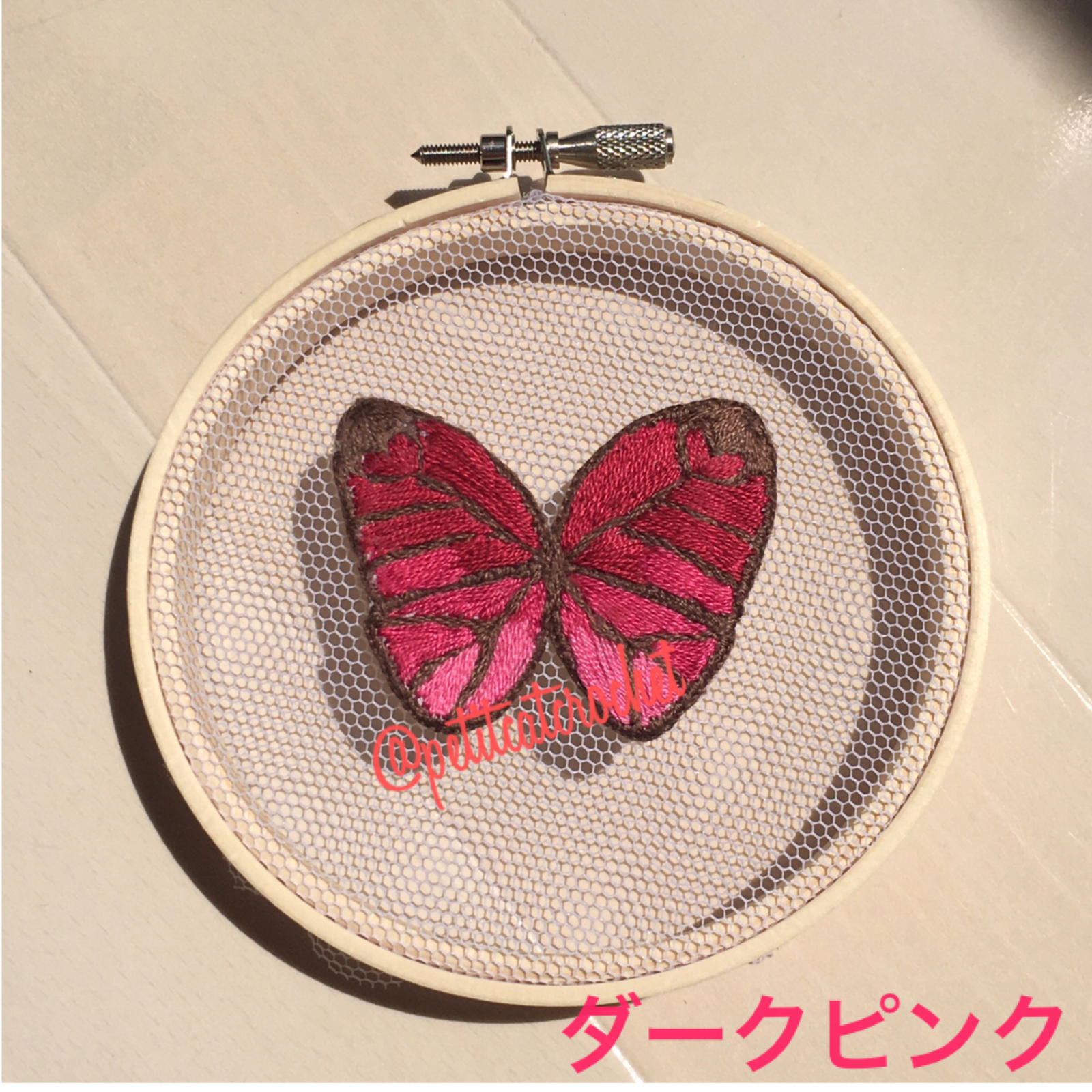 蝶の刺繍フレーム - PETITCAT1984'S GALLERY | minne byGMOペパボ 国内