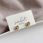 〜tiny knot〜 小さな結び目ピアス